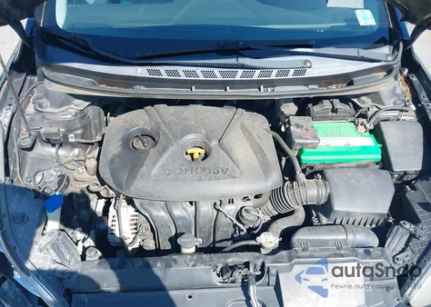 2013 Hyundai Elantra Gls from USA, damaged, VIN 5NPDH4AEXDH228494